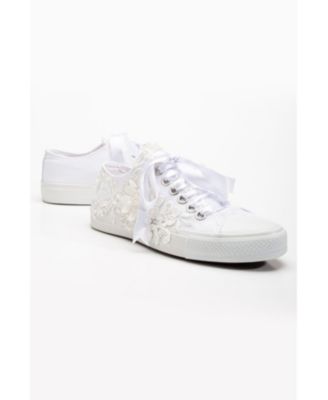 Peyton Floral Lace Bridal Sneakers
