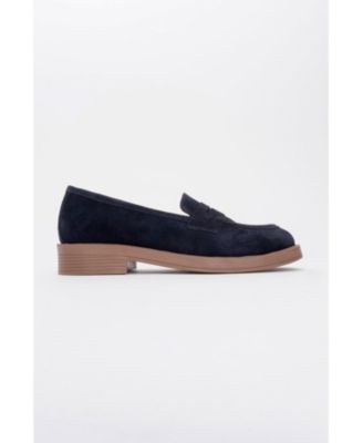 Bree Platform Penny Leather Loafer (Women)