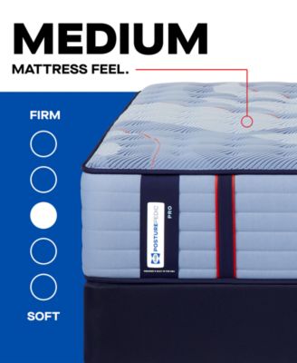 Posturepedic West Hill 14" Medium Tight Top Mattress Set - Split Queen