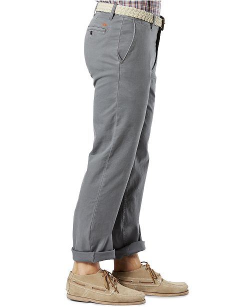 Dockers Men's Straight Fit Washed Khaki Stretch Pants D2 - Pants - Men ...