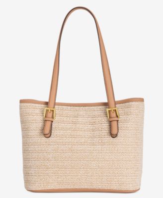 Classic Straw Tote, Exclusively at Macy's