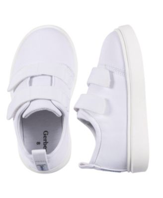 Kids Neutral Hook and Loop Sneakers
