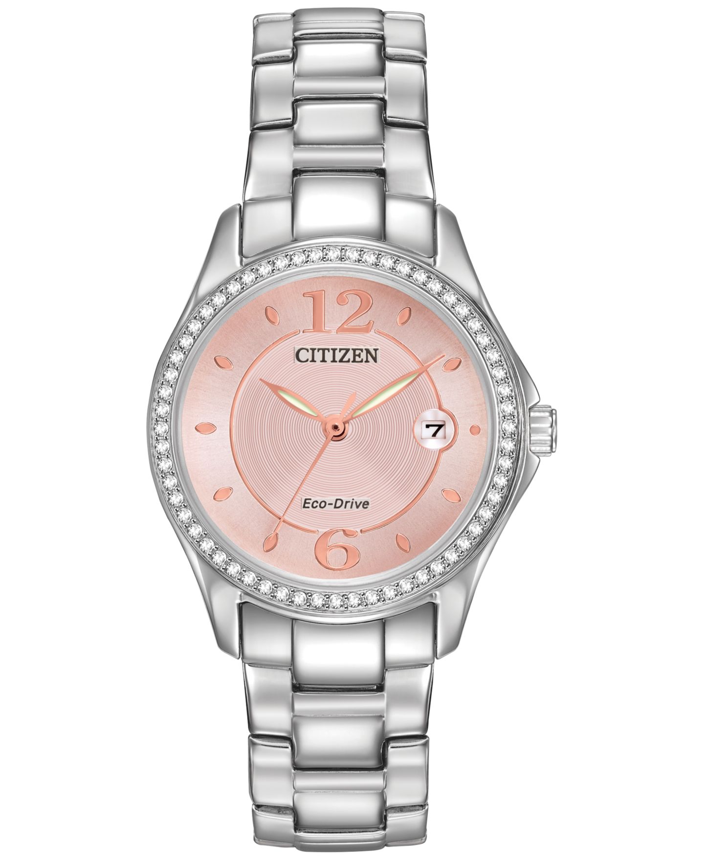 Женские часы Citizen Eco-Drive Stainless Steel Bracelet Watch 29mm FE1140-86X — фото 1