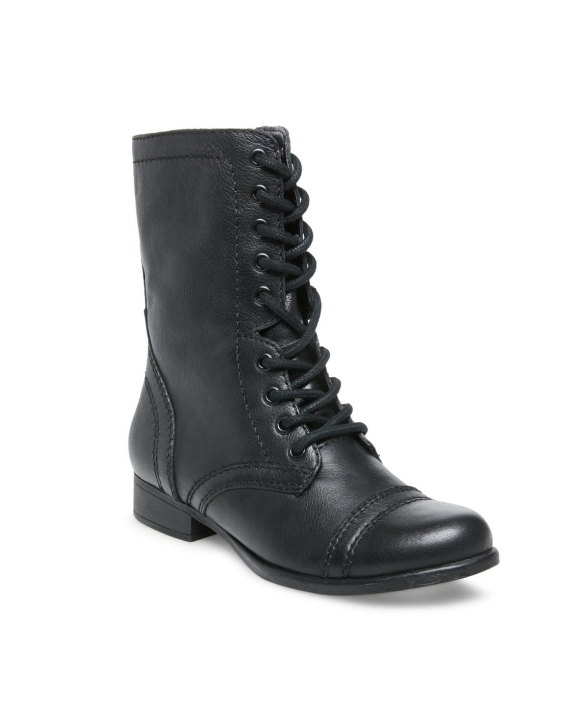 Men's Troopah Leather Boots - Black leather