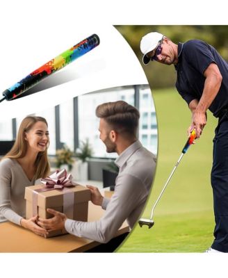 GOLF Putter Grip Two types of grips with different materials and weights Comfortable Advanced Texture Control and High-feedback Golf Putter Grip Stroke Enhancement Soft &Tacky Superior Traction