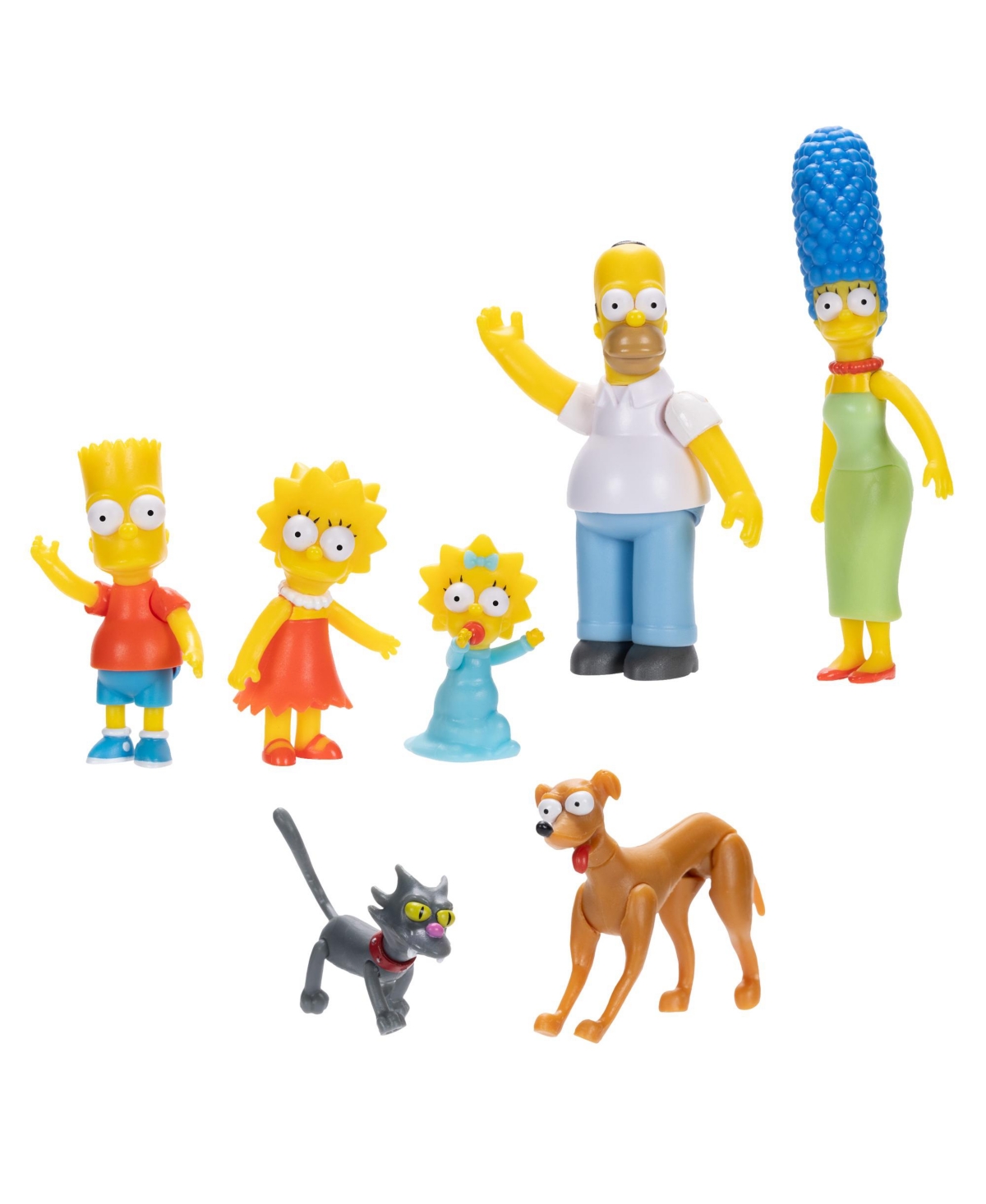 The Simpsons 2.5" Scale Family Multipack Action Figure In Multicolor