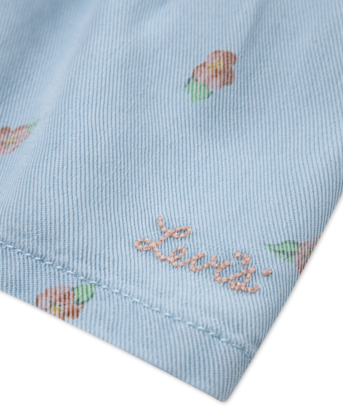 LEVI'S TODDLER GIRLS BABYDOLL SMOCKED DRESS 