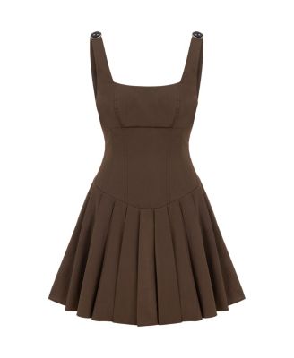 Women's Corset Look Mini Dress