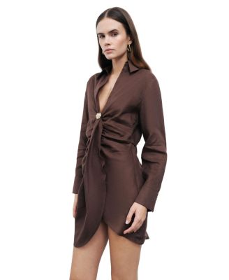 Women's Mini Dress with Accessory Detail