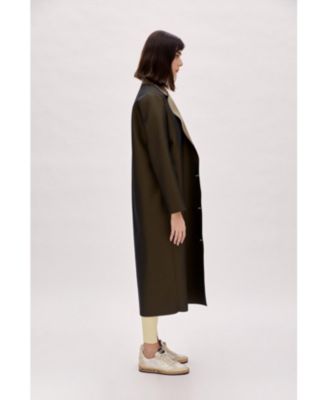 Women's Virgin Wool-Blend Coat