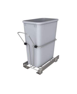 32 qt. Universal Waste Container with Rear Basket, RUKD-1432RB-1