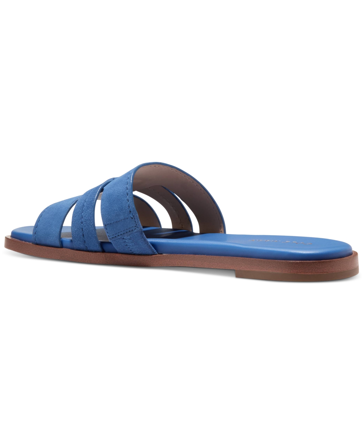 Cole Haan Flynn Slide Sandal In Dutch Blue Suede