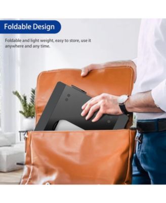 LS10 Aluminum Laptop Stand, Ergonomic Adjustable Notebook Riser Holder Computer Stand Compatible with Air, Pro, Dell, HP, Lenovo More 10-14" Laptops