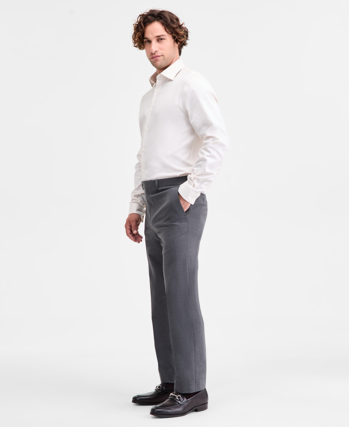 Michael Kors Men's Classic Fit Fall Pattern Pants In Animal Print