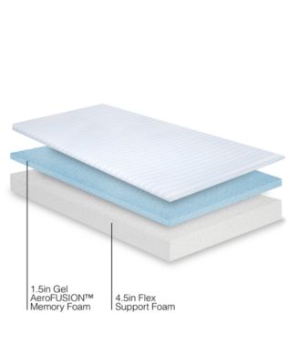 6" Firm Comfort Dual Layered Gel Memory Foam Mattress in a Box - Full, Exclusively at Macy's