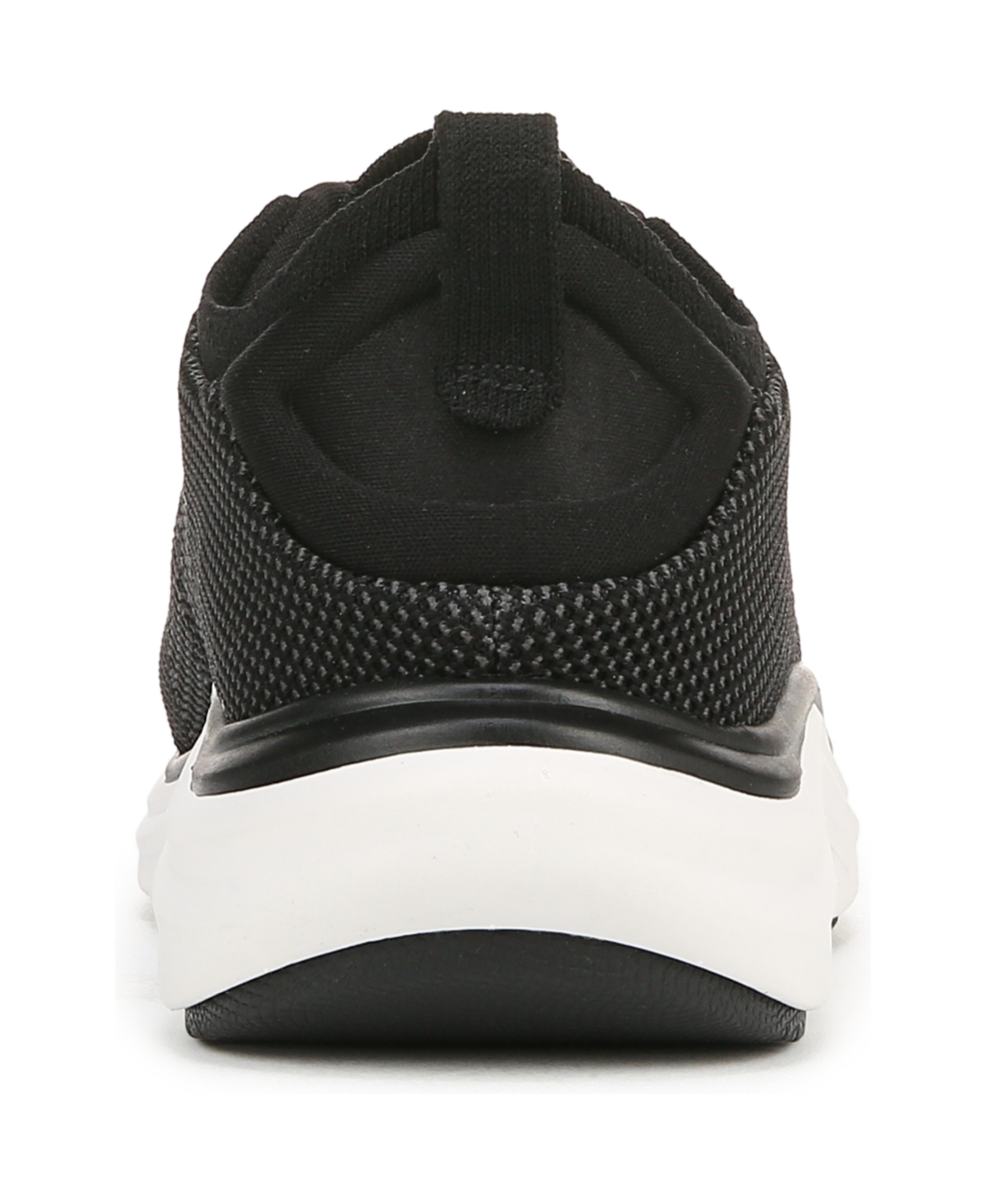 Shop Dr. Scholl's Women's Feel Support Washable Lace Up Sneakers In Black Fabric