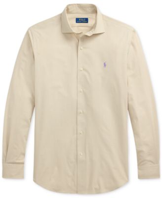 Men's Classic-Fit Plaid Stretch Poplin Shirt