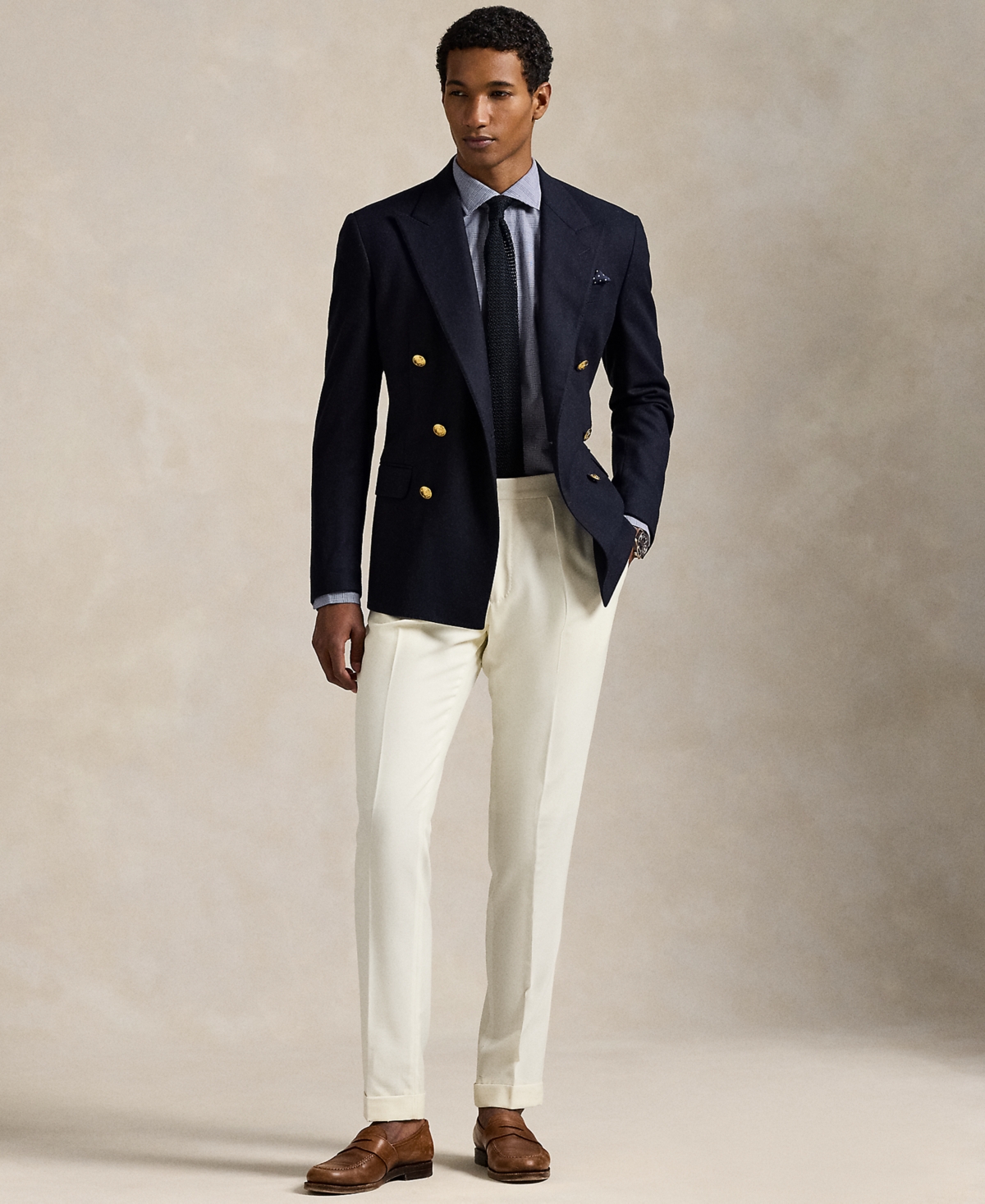 Polo Ralph Lauren Men's Slim-fit Stretch Poplin Shirt In Blue