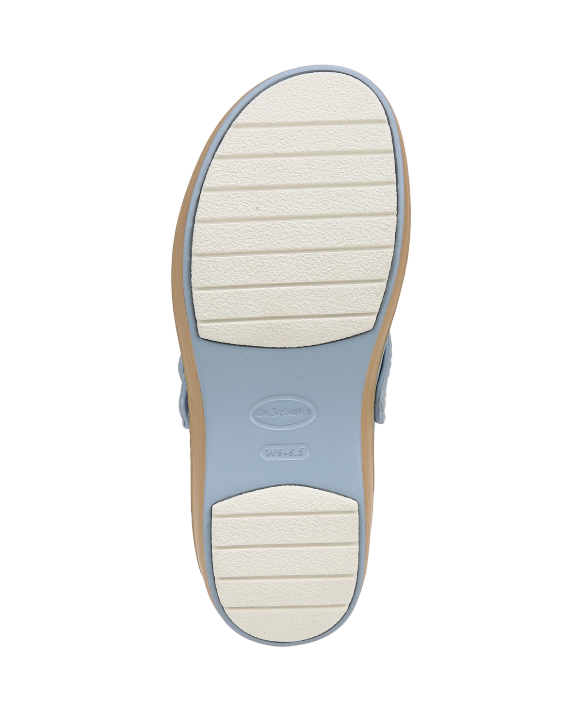 Shop Dr. Scholl's Women's Feel Chill Round Toe Recovery Clogs In Light Blue Foam