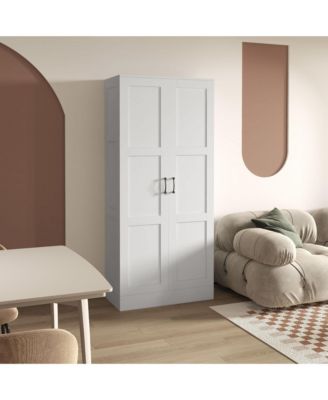 Storage Cabinet w/ Storage Shelves, Pantry Cabinet