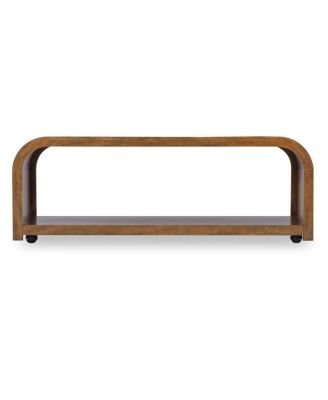 Prescott 52" Wood Mappa Burl Coffee Table