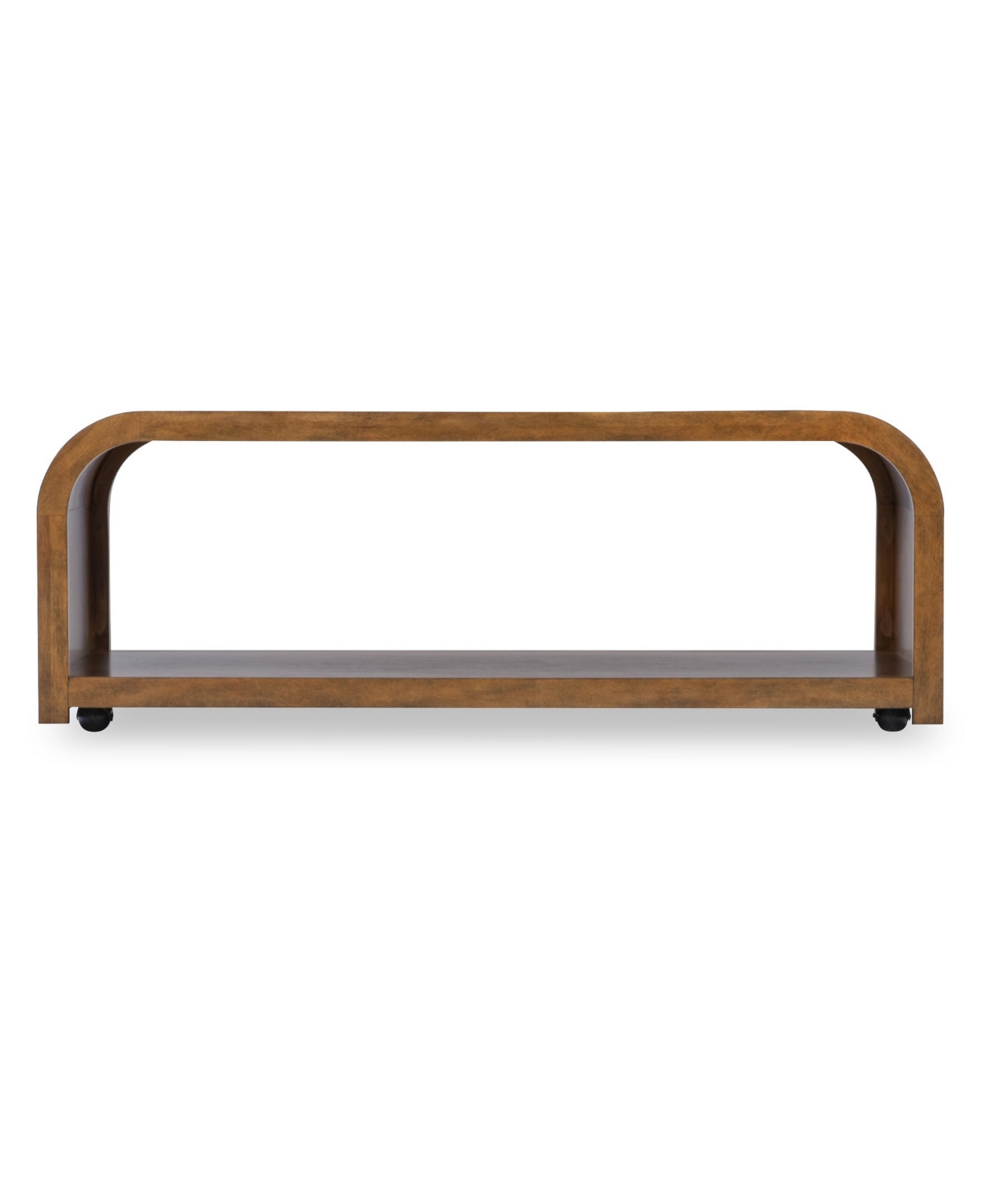 MACY'S PRESCOTT 52" WOOD MAPPA BURL COCKTAIL TABLE 