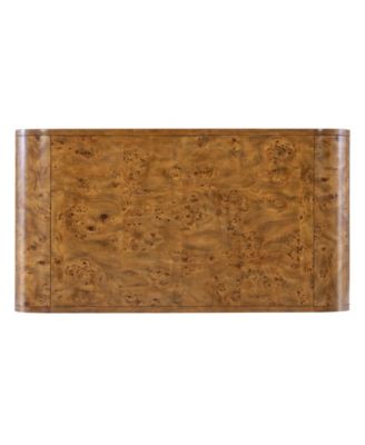 Prescott 52" Wood Mappa Burl Coffee Table