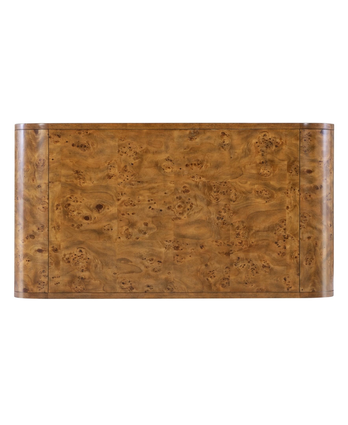 MACY'S PRESCOTT 52" WOOD MAPPA BURL COCKTAIL TABLE 
