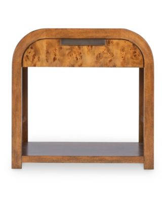 Prescott 25" Wood Mappa Burl End Table