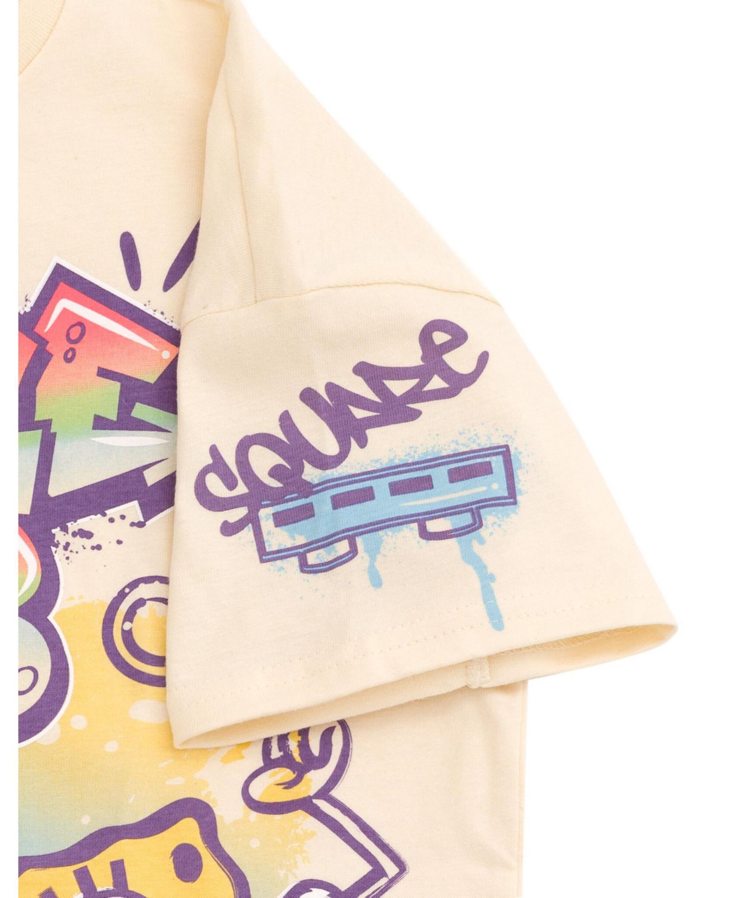 Girls T-Shirt and French Terry Shorts Outfit Set