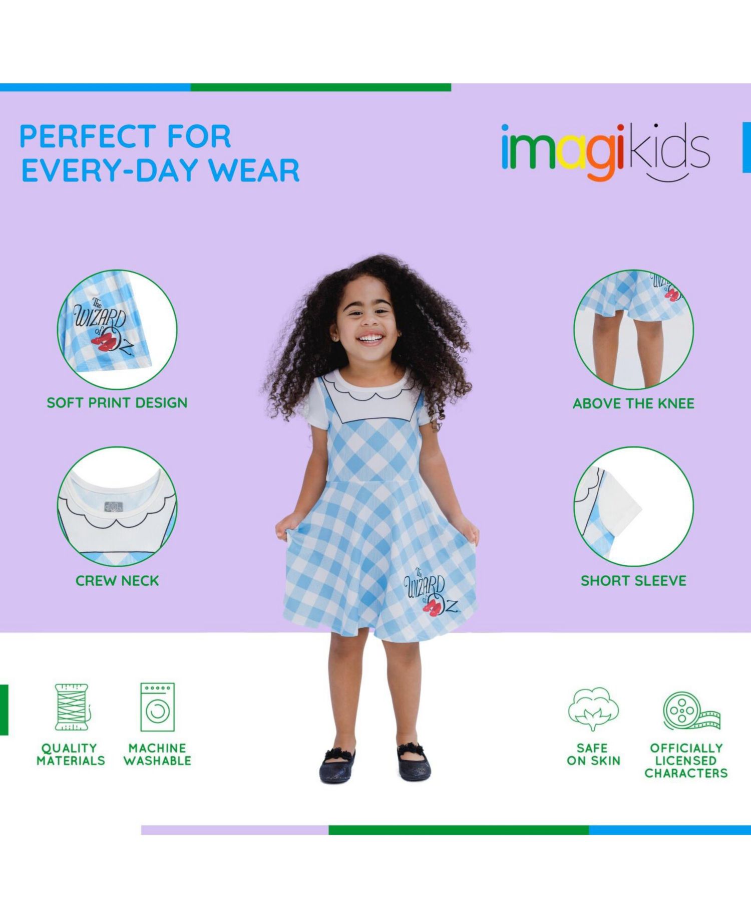 Girls Dorothy Cosplay Dress