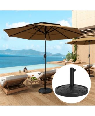 Patio Umbrella Base, 26 lbs Resin Outdoor Umbrella Sd,