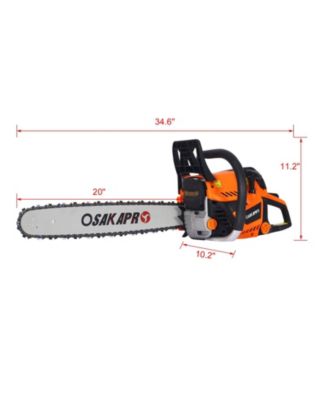Chainsaw gas  20inch ,58cc Gasoline Chain Saw for Trees ,Wood Cutting 2-cycle EPA Compliant