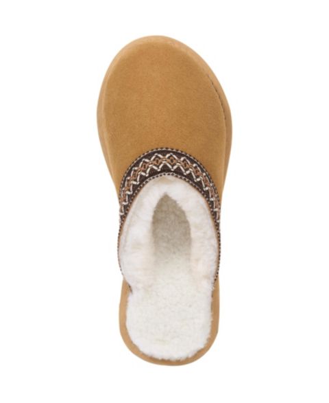 Женские тапочки Celtic & Co. Braid Trim Shearling Slippers, цвет: Spice