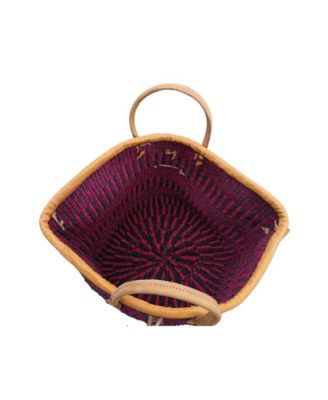 Resilient Handmade Sisal African Basket Tote Bag