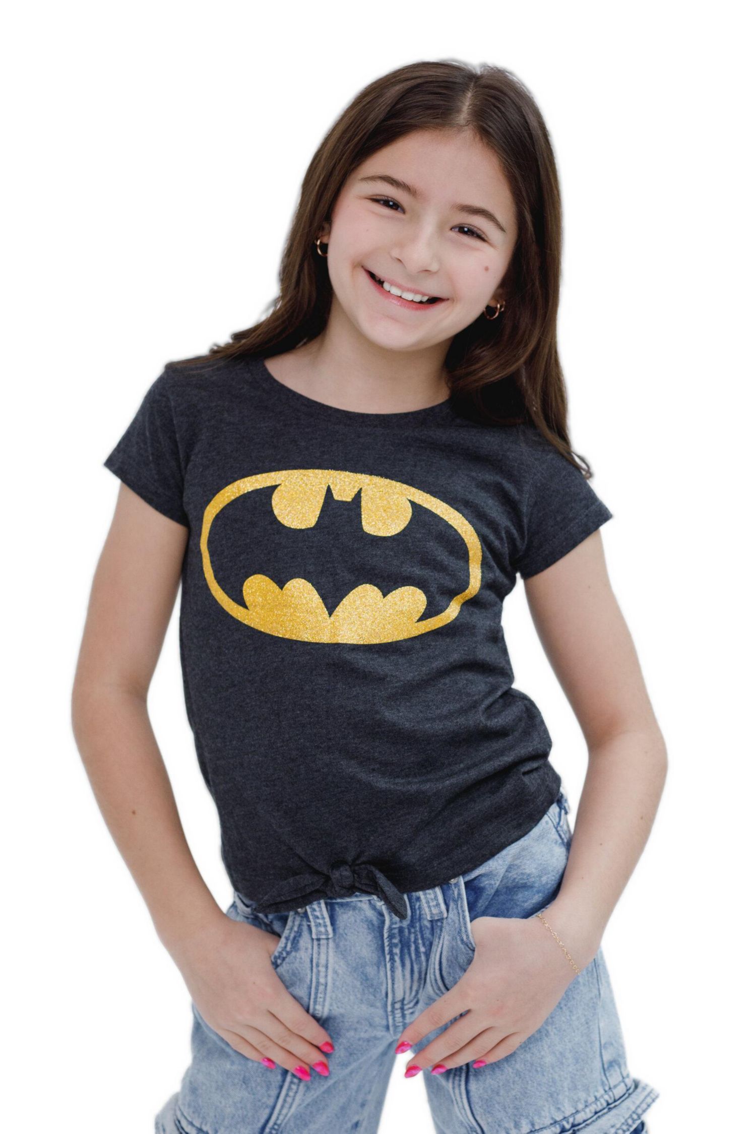 Girls' Glitter Graphic T-Shirt