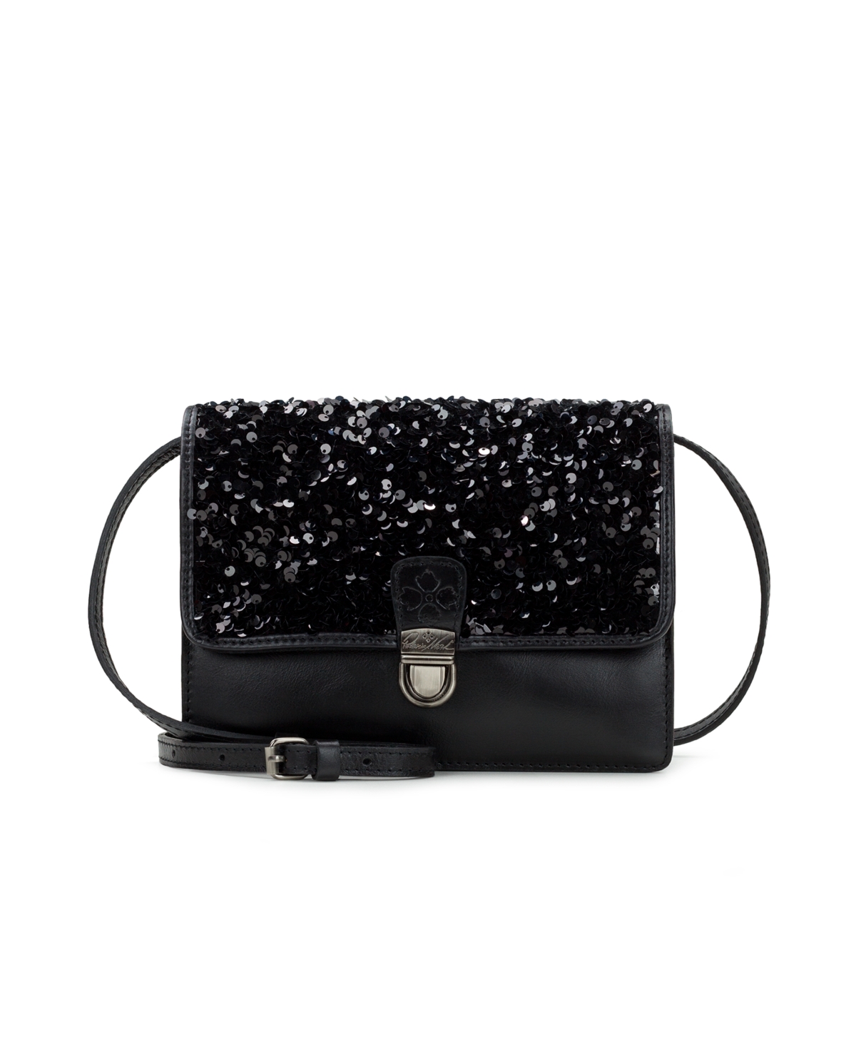 Shop Patricia Nash Laurentina Small Crossbody Bag In Black