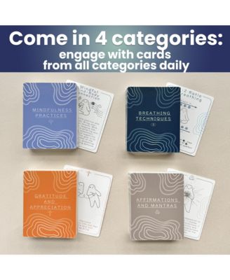 Meditation Cards - 120 Cards for Adults - Anxiety Relief Items Affirmation Cards for Mental Health