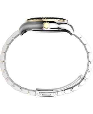 Women's Quartz Analog Two-Tone Stainless Steel Watch, 34mm
