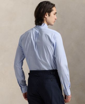 Men's Classic-Fit Gingham Stretch Poplin Shirt