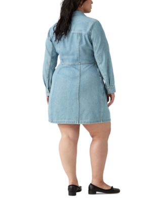 Plus Size Flynn Western Button-Front Dress