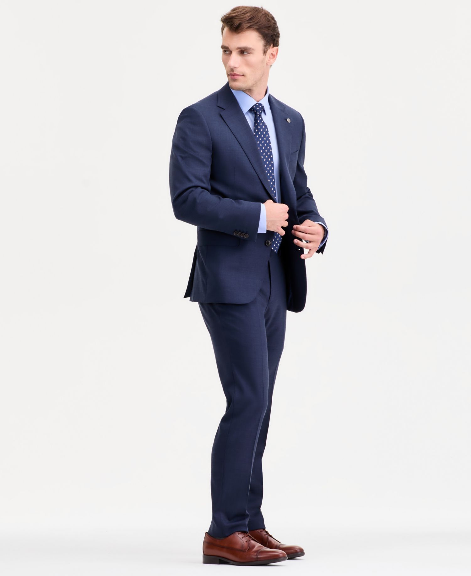 Men's Modern-Fit Wool-Blend Suit Separates
