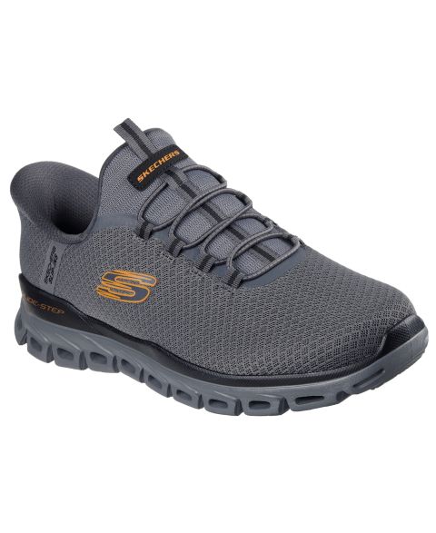 Мужские кроссовки Skechers Slip-ins: Glide-Step - Noxus Casual Walking, цвет: Угольный