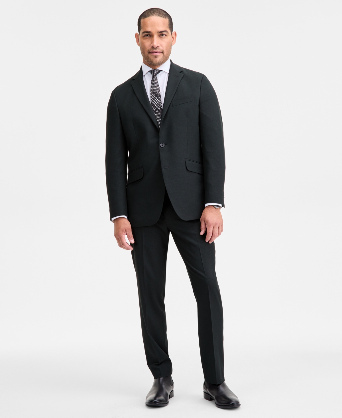 Kenneth Cole Reaction Men's Techni-Cole Slim-Fit Stretch Suit