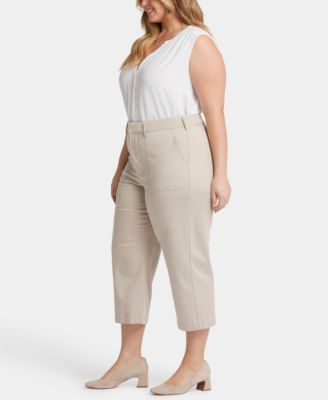 Plus Size Utility Ankle Pants
