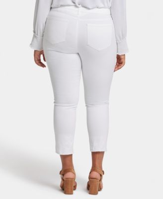 Plus Size Marilyn Straight Crop Jeans 