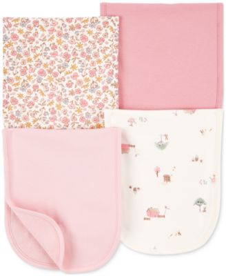 Carter's - Baby Cotton Burp Cloths, 4 Pack