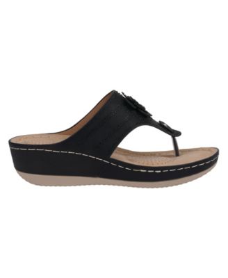 Women's Cora Embellished Floral Wedge Sandals