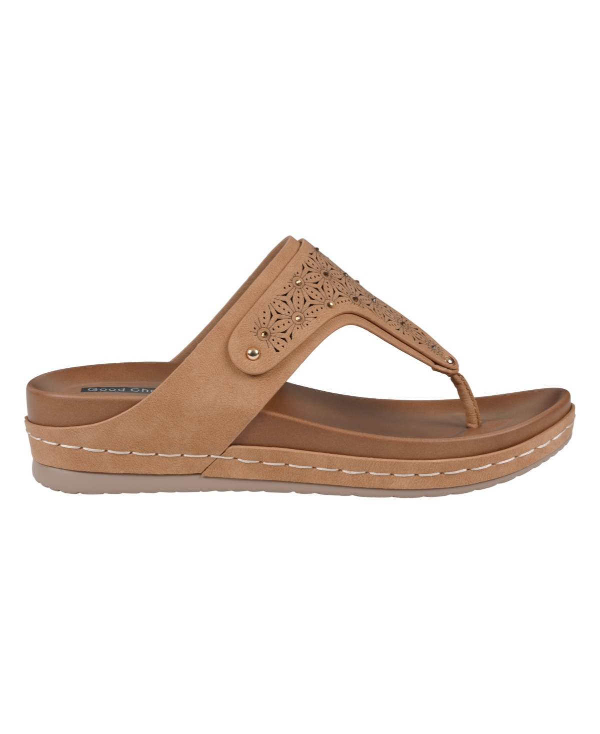 Gc Shoes Women's Tani Thong Wedge Sandals In Tan