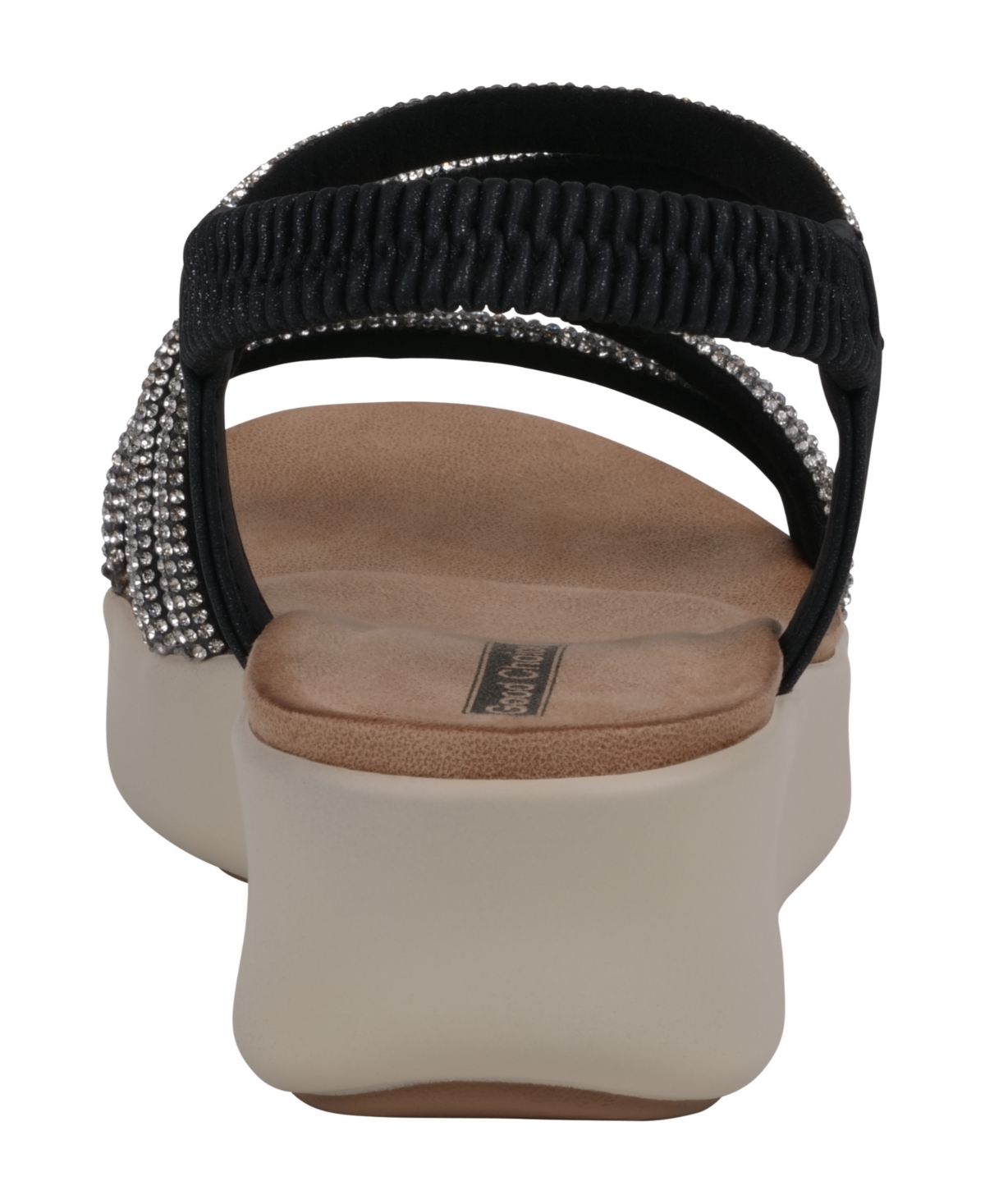 Gc Shoes Women's Emory Embellished Wedge Sandals In Black
